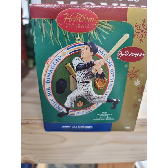 Heirloom Collectibles Other - Heirloom Ornament‎ Collection Joltin Joe DiMaggio Baseball 2005